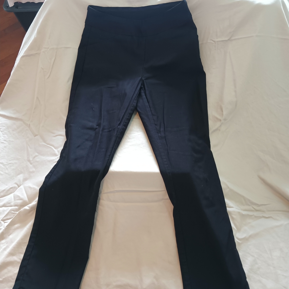 Tribal Women's Black Stretch Flare Leg Dress Pants Size 8